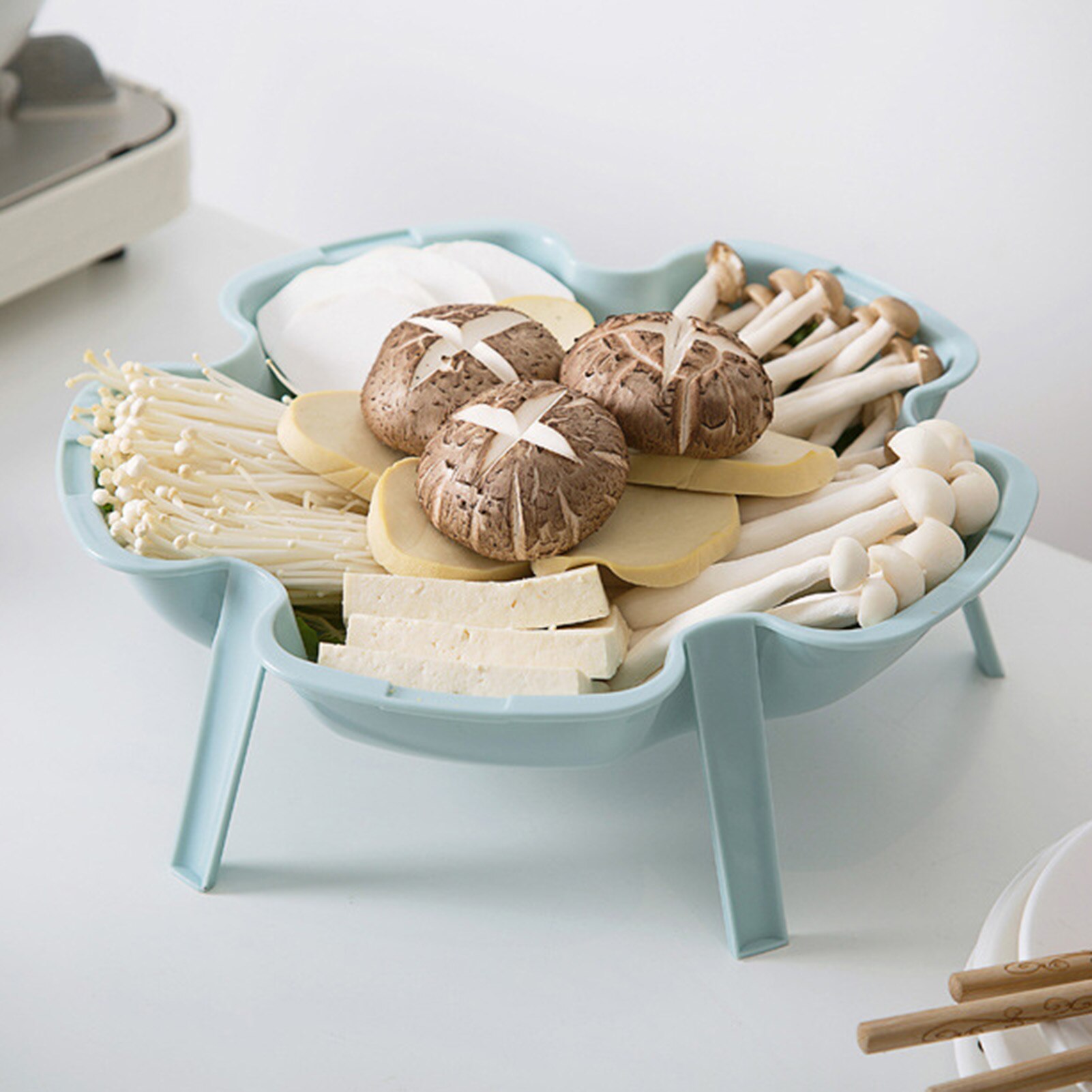 Nut Box, Dried Fruit Plate, Compartment Snack Plate, Fruit Plate Kitchen Fruit Meat Plates Dish Kitchen Gadgets