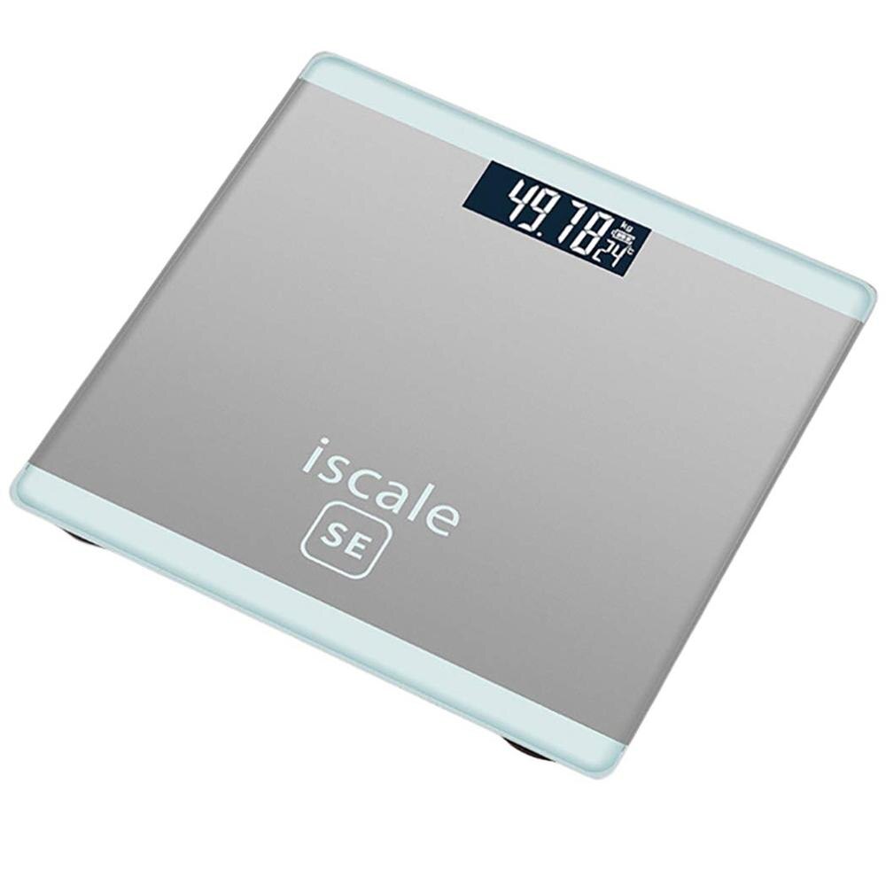 Optional USB charging electronic weighing scale accurate home health scale human scale adult weight loss weighing meter: Gray