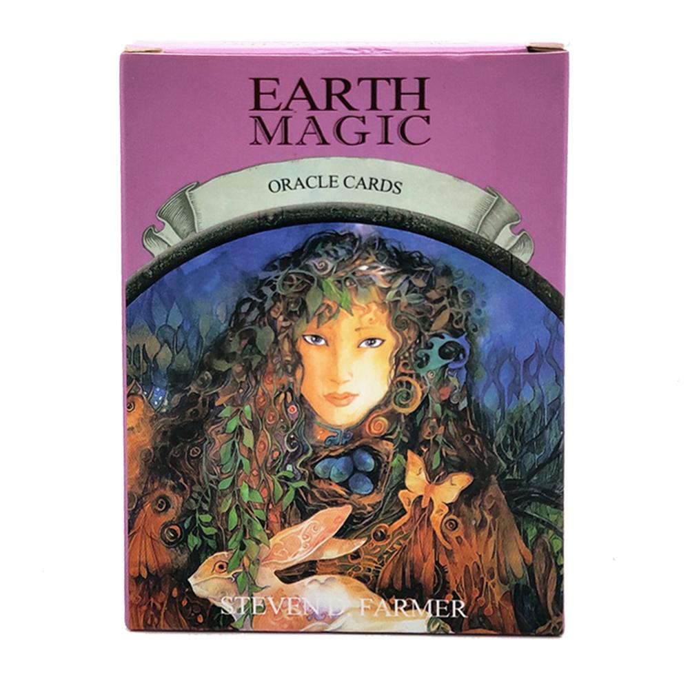 Engels Tarot Kaarten Pdf Guidebook Witch Geest Romantiek Oracle Kaarten Voor Waarzeggerij Persoonlijk Gebruik Tarot Dek Board Game: 48 earth