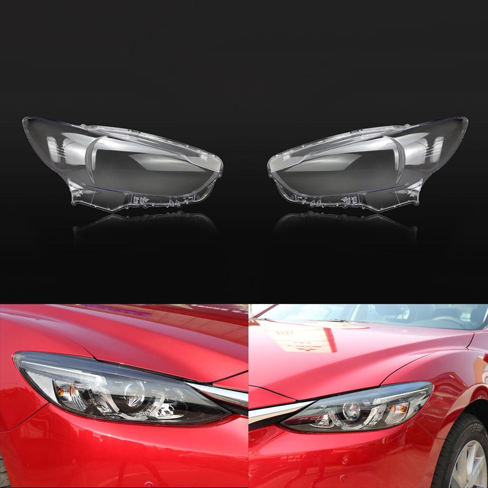 For Mazda 6 Atenza Headlamp Lens Car Headlight Cover Replacement Clear Lens Auto Shell Cover