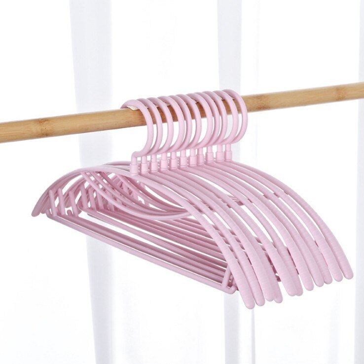 Durable Baby Clothes Hangers Telescopic Clothes Cute Cartoon Children's Hangers Kid Clothes Racks Baby Plastic Hanger: J