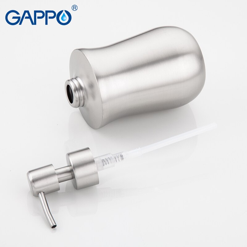 GAPPO liquid soap dispensers bathroom stainless steel color emulsion bottle bathroom kitchen accessories soap pumps