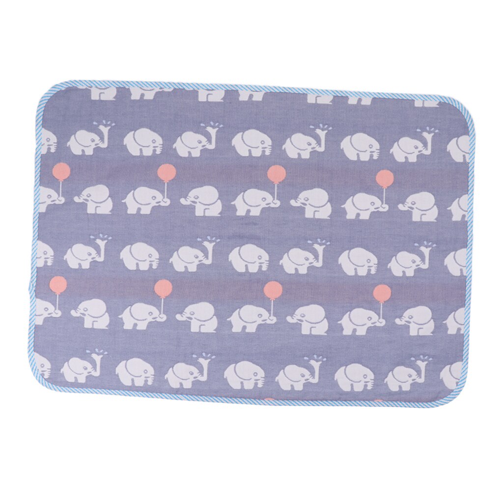 Brand Soft Padded Deluxe Baby Changing Mat Waterproof Mats Water Proof: Blue elephant  50x7