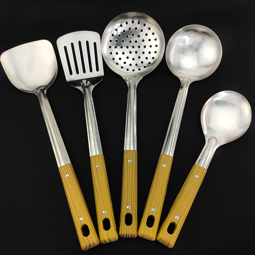 HKliving 70's Ceramic serveerlepels set van 2 sprinkle