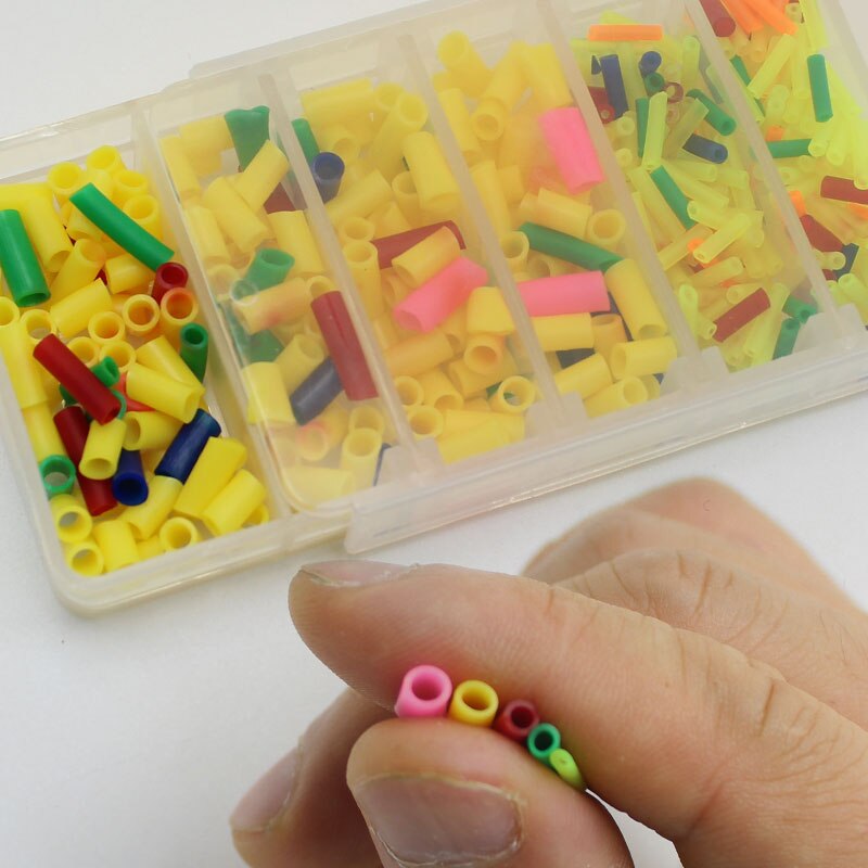 1 Box Multi Sizes Pole Float Rubbers Fit Over Carp Fishing Stick Floats / Pole Floats Accessories For Carp Match Fishing Tackle