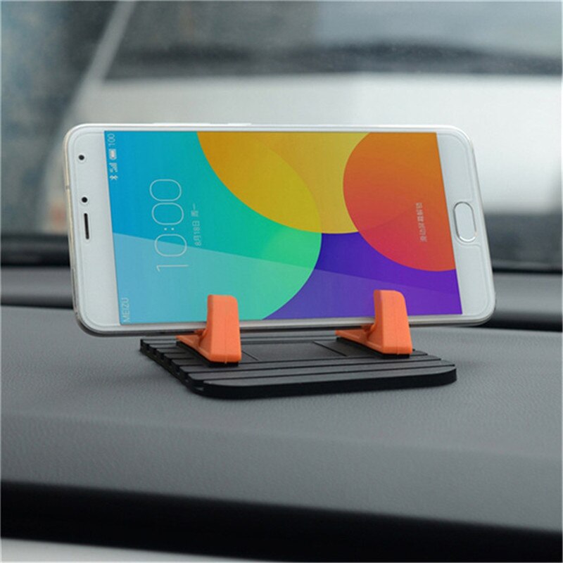 Universal biltelefon holder silikone mobiltelefon holder monteret skrivebord beslag support gps holder instrumentbræt skridsikker måtte