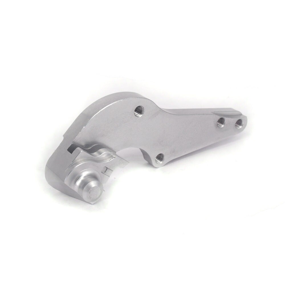 Adaptador de pinza de freno, soporte compatible con disco de gran tamaño de 320MM para KTM, EXC, SXF, SX, XC, SUPERMOTO: Plata