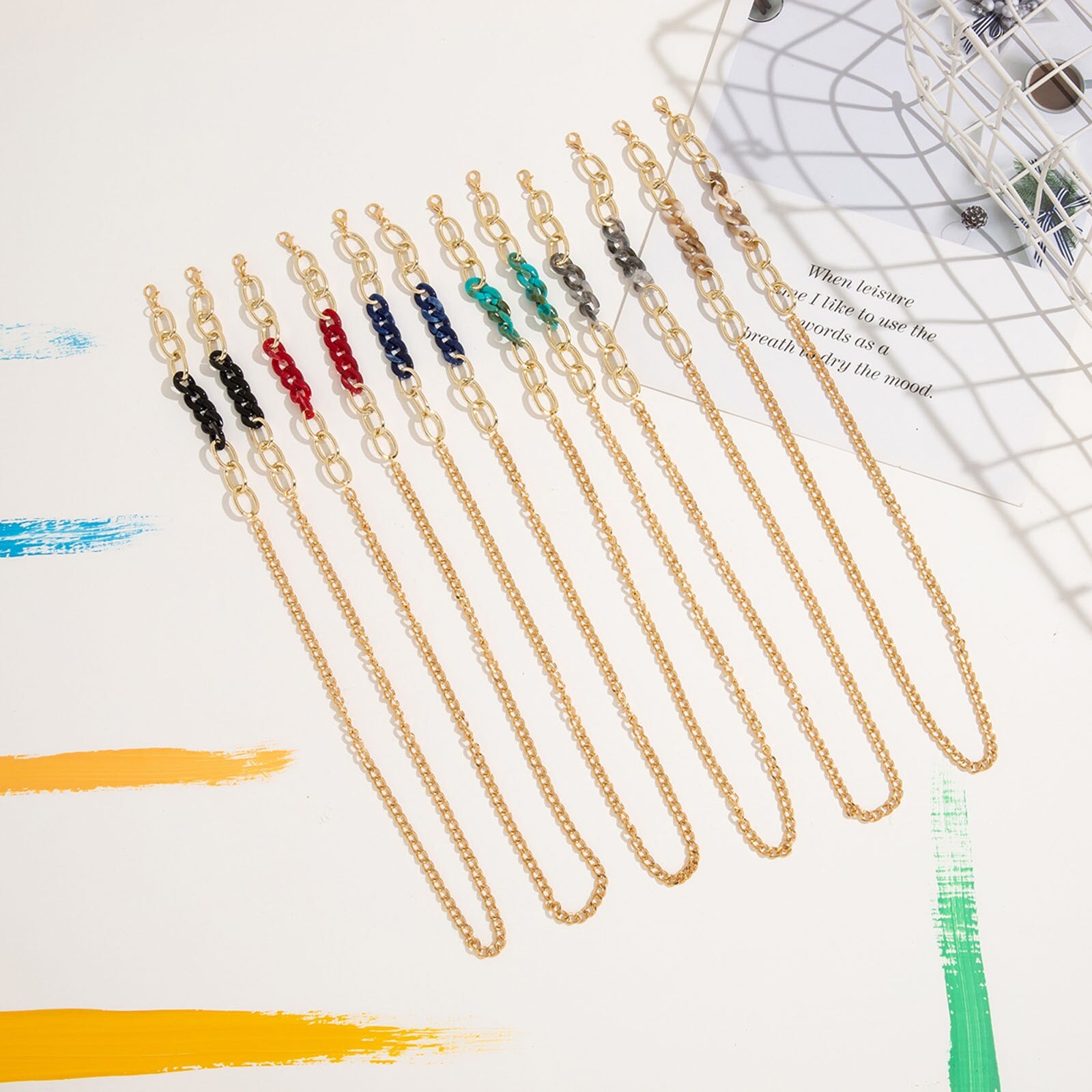 Acrylic Mask Hanging Rope Face Mask Lanyard Storage Hook Handy Convenient Holder Rope Antilost Antidrop Glasses Rope