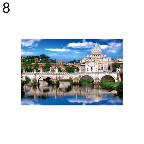 1000Pcs Mini Legpuzzels Houten Papier Puzzel Speelgoed Educatief Puzzel Speelgoed Voor Kinderen/Volwassenen Slaapkamer Decoratie stickers: 8