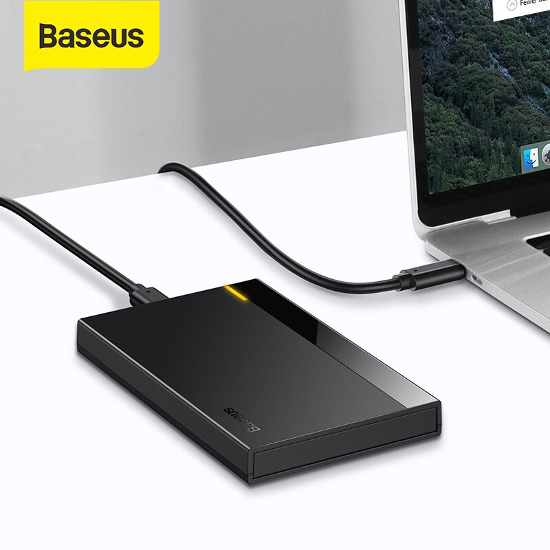 BASEUS — Boîtier disque dur, pour SATA 2,5 vers USB 3,0, adaptateur, pour SSD, Type C 3.1, HD, caddie