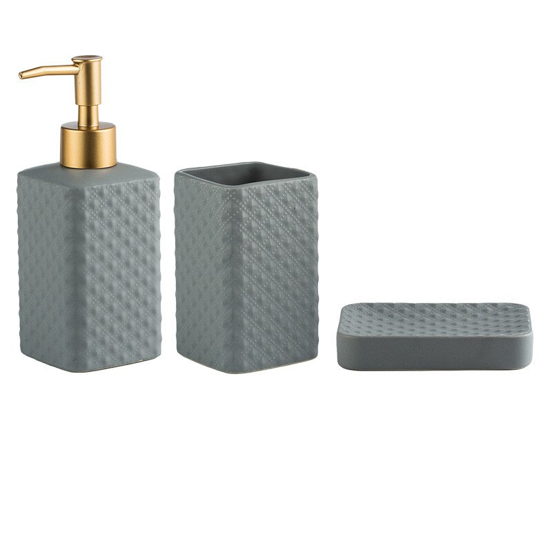 Nordic Bathroom Accessories Reference: Nordic Bathroom Accessories Set Ceramics Household