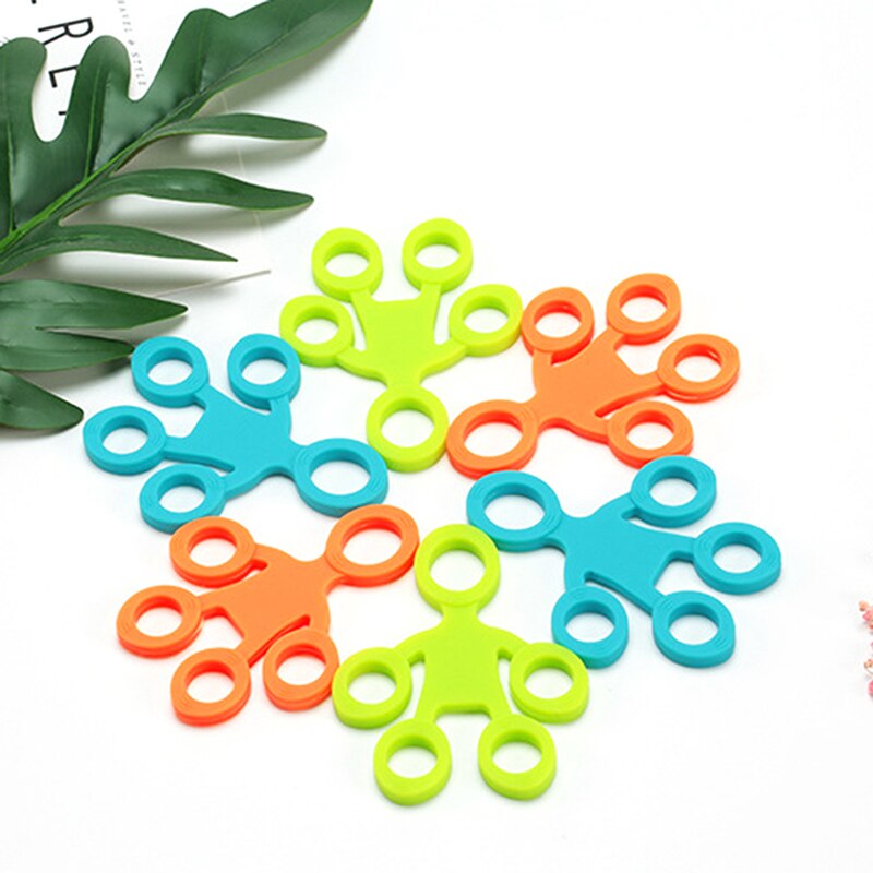 Finger Gripper Silicone Strength Traine Grips Gripper Tools Resistance Band Wrist Flexible Exercise Fitness Equipment