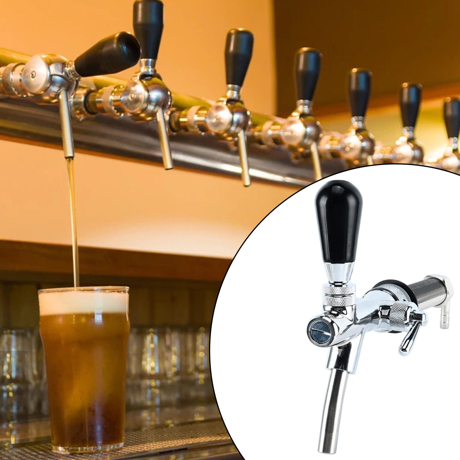 Rvs Bier Kraan Bier Keg Tap Voor Thuis Bar Bier Kegging