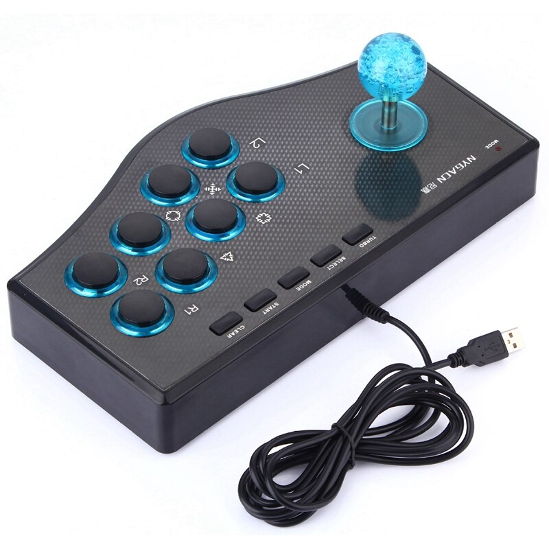 Wired Game Controller Game Rocker USB Arcade Joystick USBF Stick for PS3 Computer PC Gamepad Gaming Console