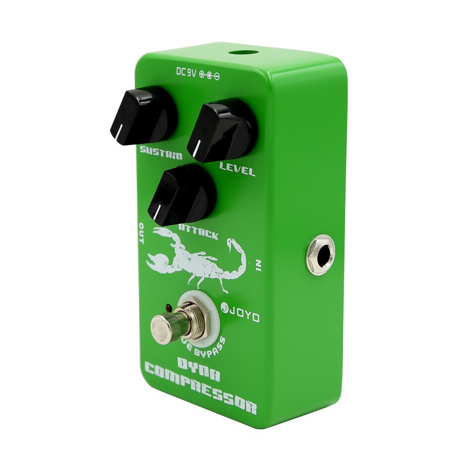 JOYO JF-10 Dyna Compressor Guitar Effects Pedal Dynamic Classic Ross Attack Level Sustain True Bypass Reduce The Redundant