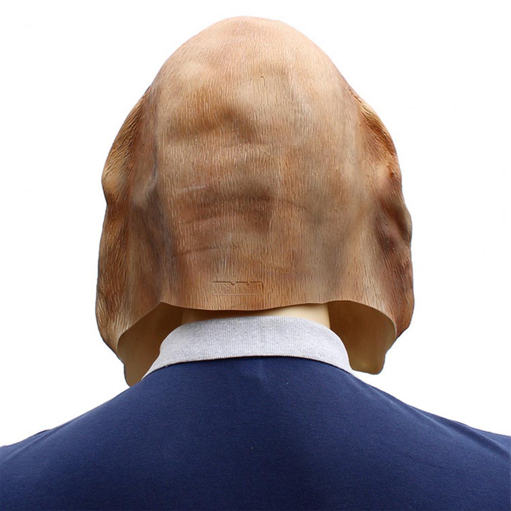 Halloween Mask Costume Party Dog Full Head Masquerade Animal Super Bowl Underdog Cosplay Latex Realistic Prop