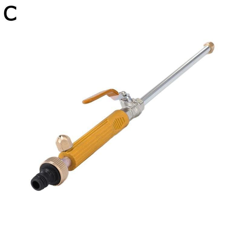 1pc hogedruk waterpistool metaal hogedruk kracht hogedruk auto voor het reinigen van gereedschap hogedrukreiniger pistool hydro home spray w  t6 l 8: Oranje