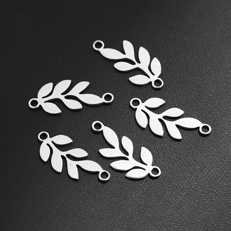 20pcs/lot well polished stainless steel Connector Charm Pendant Craft Supplies Finding for Necklace and Bracelet Jewelry Making