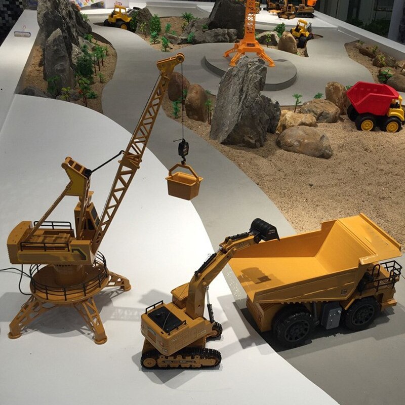 Rc Fernbedienung Simulation Kran Bau Spielzeug Rc Kran Turm Rc Lkw Modell Spielzeug 360 Grad Drehen Geburtstag