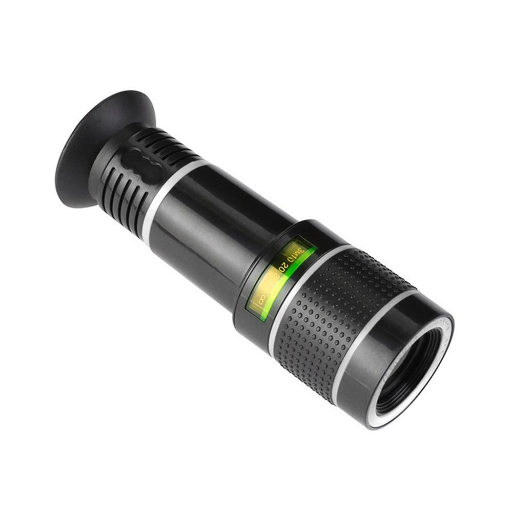 Universele 20X Zoom Telelens Externe Mobiele Telefoon Camera Lens Met Clip Voor Bekijken Reizen Telefoons Accessoire