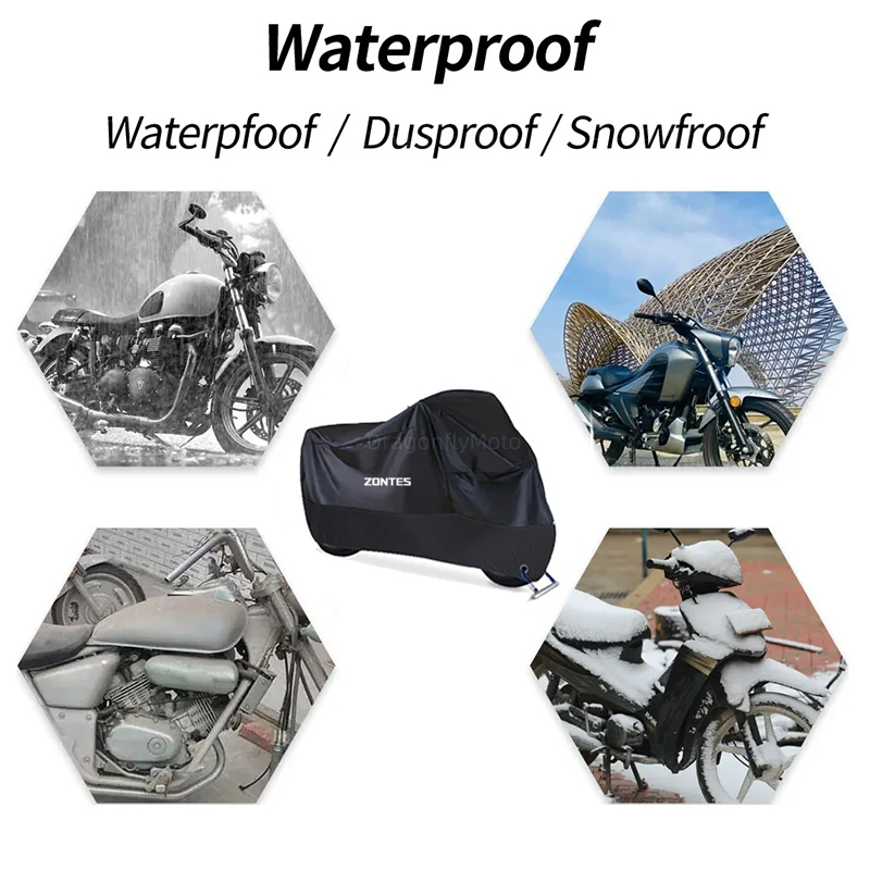 Voor Zontes G1 125 Zt125 G1 Zt125u Zt 125 U Zt 310x Zt310r Motorfiets Cover Outdoor Uv Beschermer Stofdichte Regenhoezen