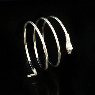 Metallschlangen-Armbinde Ich bin übertriebenen europäischen und amerikanischen stil  bd77: Silber