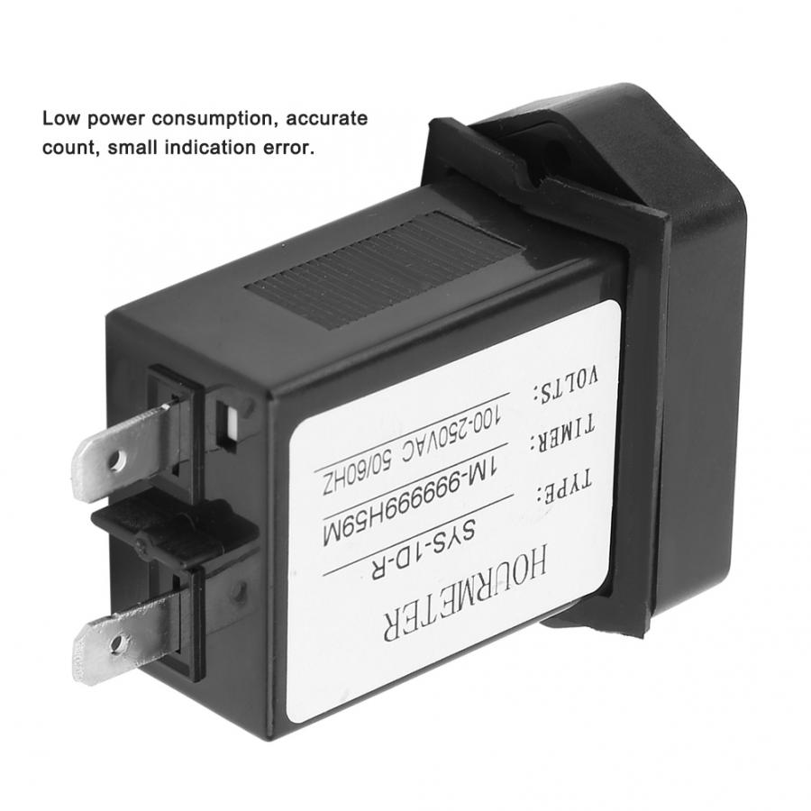 SYS-1D-R Industrial Digital Display Electronic Timer Accumulating Time Counter 100V-250VAC Accumulative Timing