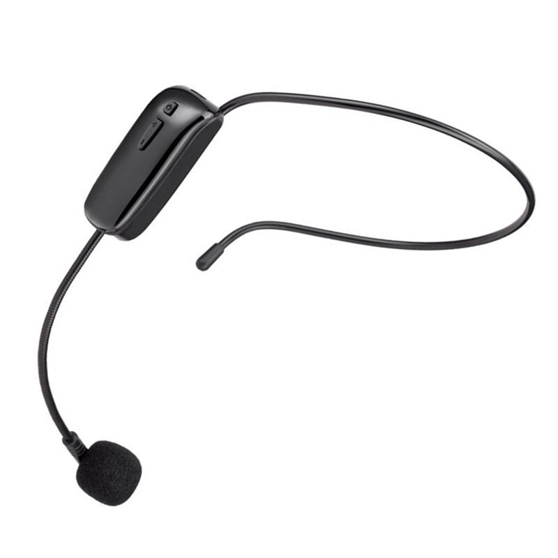 FM Headset Microphone Wireless Head-Wear Mic Voice Amplifier for Speech Teaching