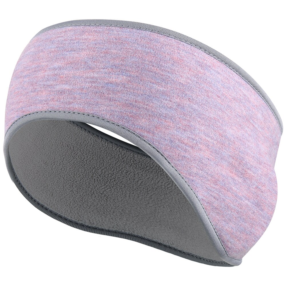 Gumao Warmer Fleece Hoofdband Zwarte Thermische Hoofd Haarband Gym Yoga Fietsen Running Zachte Dikke Sport Zweetband Mannen Vrouwen Winter: 8HB-A38-002(Thick)