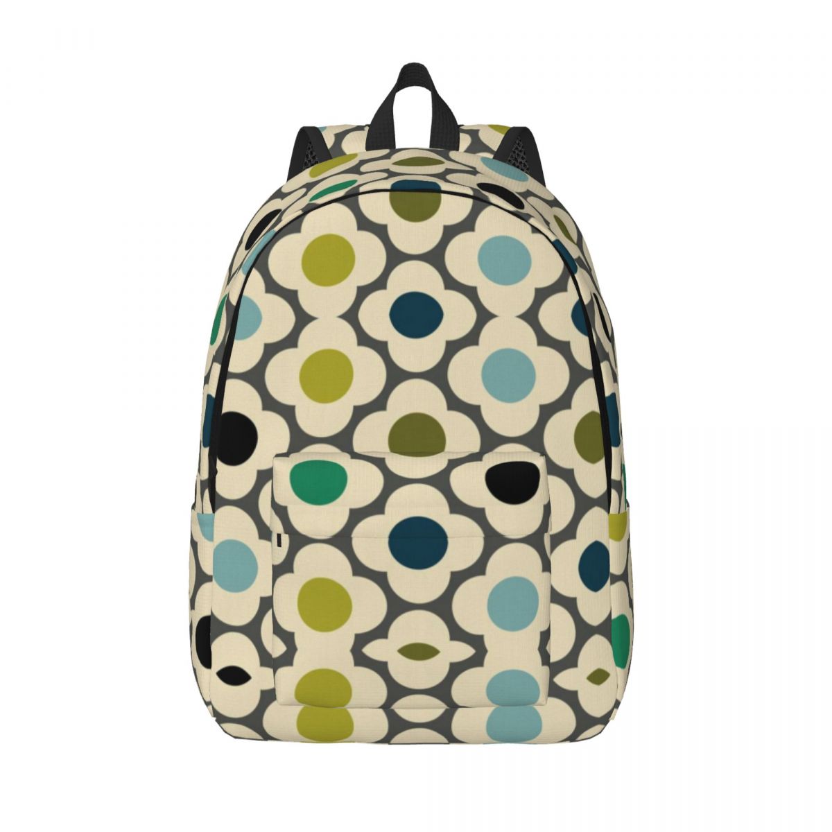 Benutzerdefinierter Orla Kiely Laptop-Rucksack mit mehreren Stemmen für Damen und Herren, lässige Büchertasche für Studenten, florale abstrakte Taschen