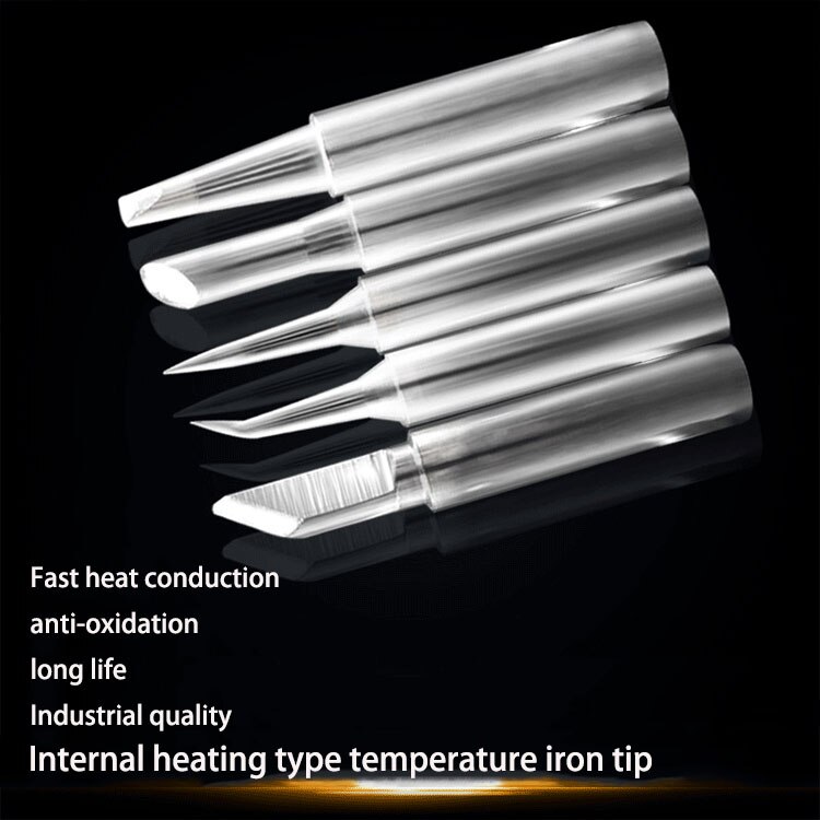 5pcs 900M T Series Soldering Iron Tip Lead-free Welding Sting For 936 Eletric Solder Iron Welding Solder Station