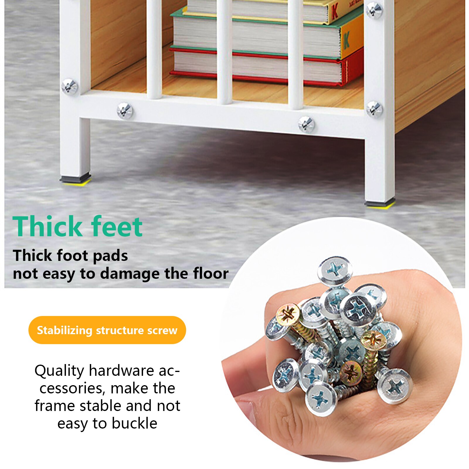 Golden Iron coffee table Living room Sofa Side Table Movable Small end Table with book magazine rack Home Furniture