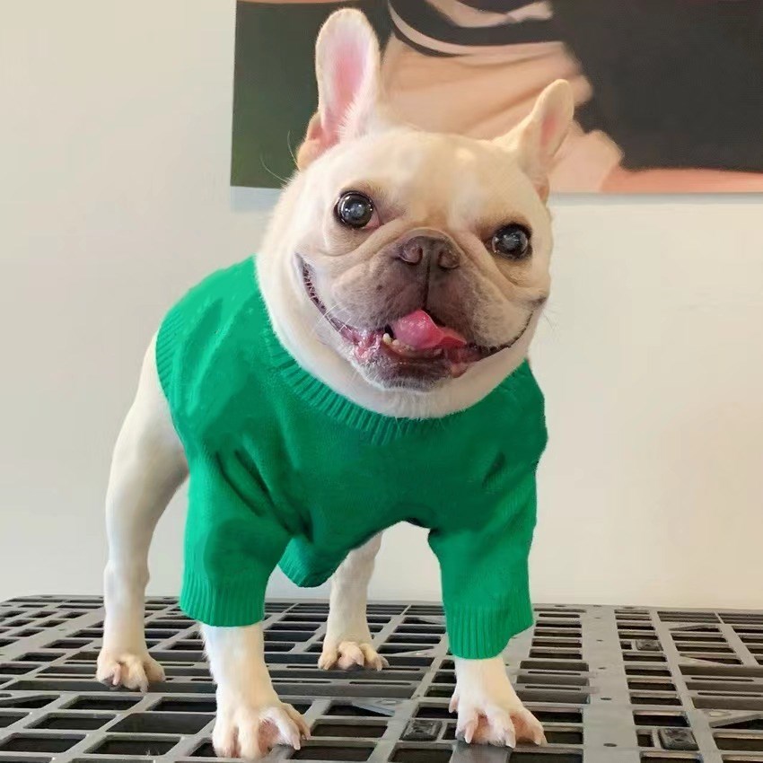 Style Pet Dog Sweater Jumper Clothes Winter Warm Jacket Coat Apparel Small Medium Dogs Schnauzer Chihuahua Pug EMC34