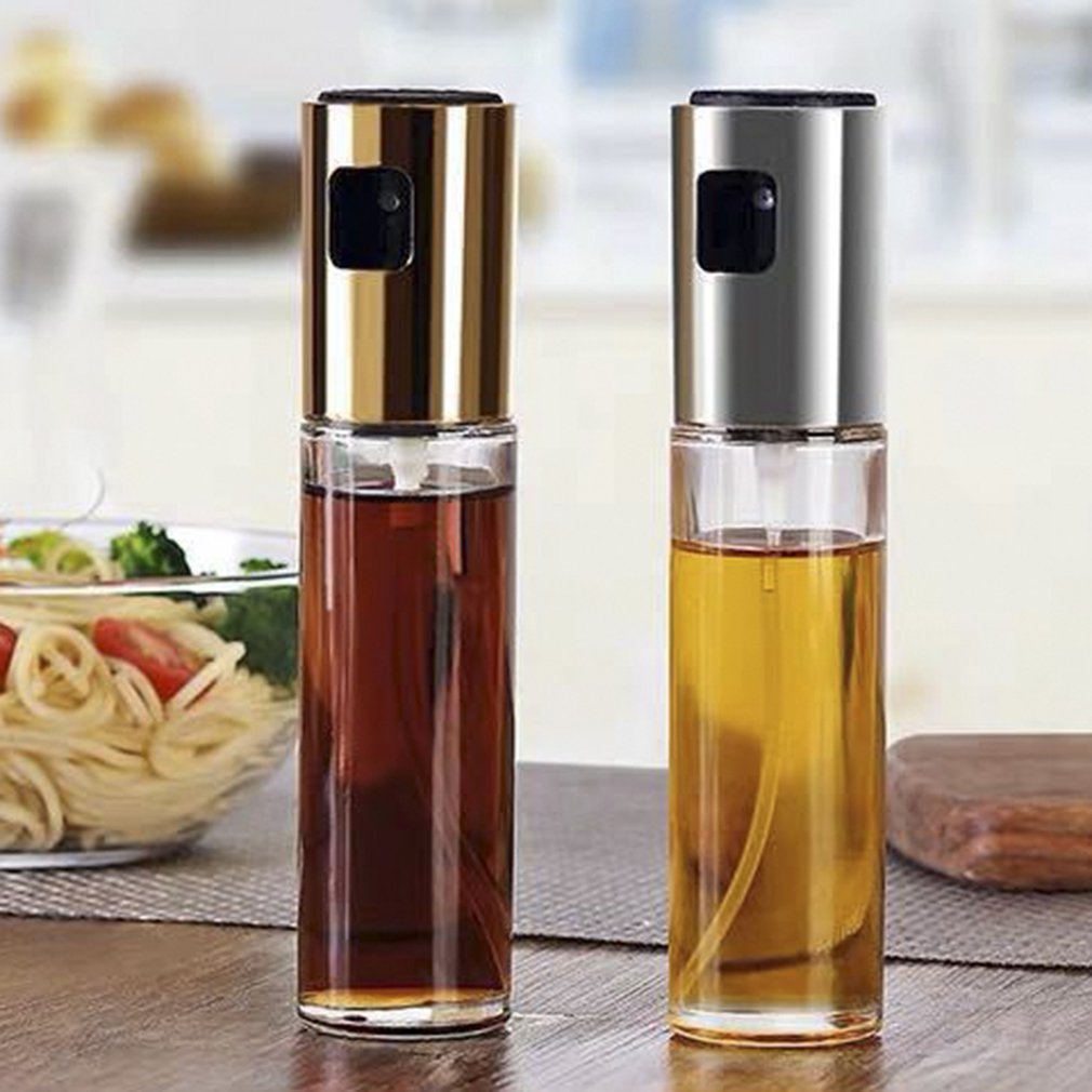 Injectie Ketel Olie Spray Pomp Fles Glazen Olijf Koken Roestvrij Stalen Pot Lekvrij Keuken Glas Injectie Fles