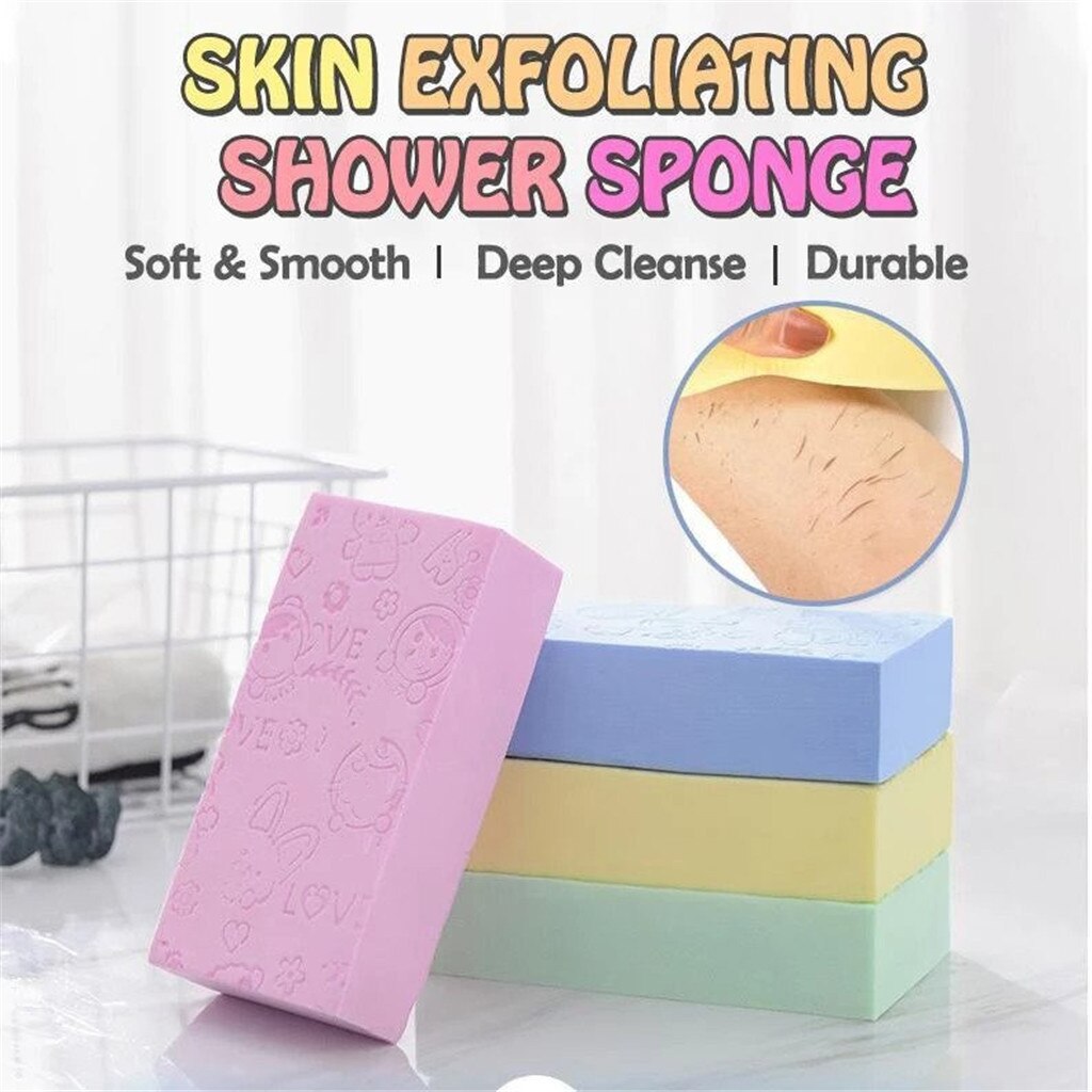 2x Bath Sponge Adult Child Soft Exfoliating Body Skin Bathing Soft Body Cleaning Bath Spa Sponge Scrub Bath Ball #20