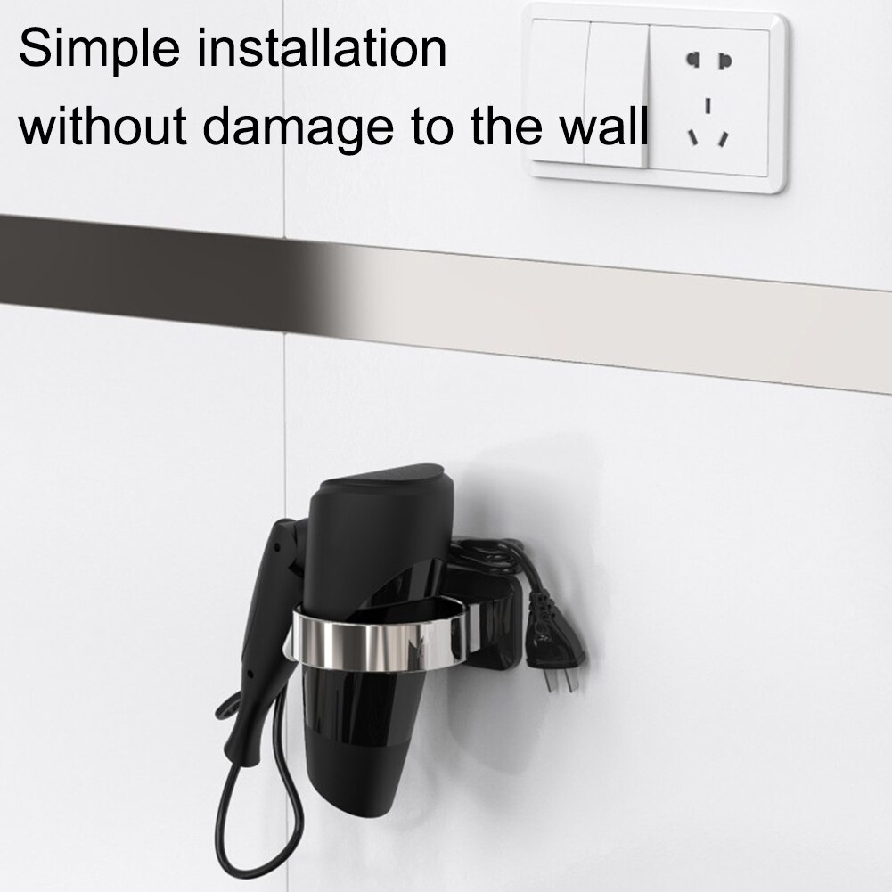 Föhn Wall Mount Houder Stand Voor Dyson Supersonic Föhn Aluminium Beugel Badkamer Opbergrek Kits