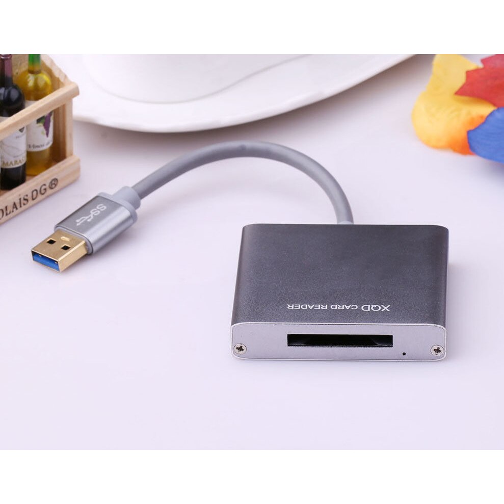 Lector de tarjetas XQD 2,0 USB 3,0, lector de tarjetas de memoria Flash de aleación de aluminio de alta velocidad para Sony para kits de cámara Nokia, Ordenador de tarjeta XQD