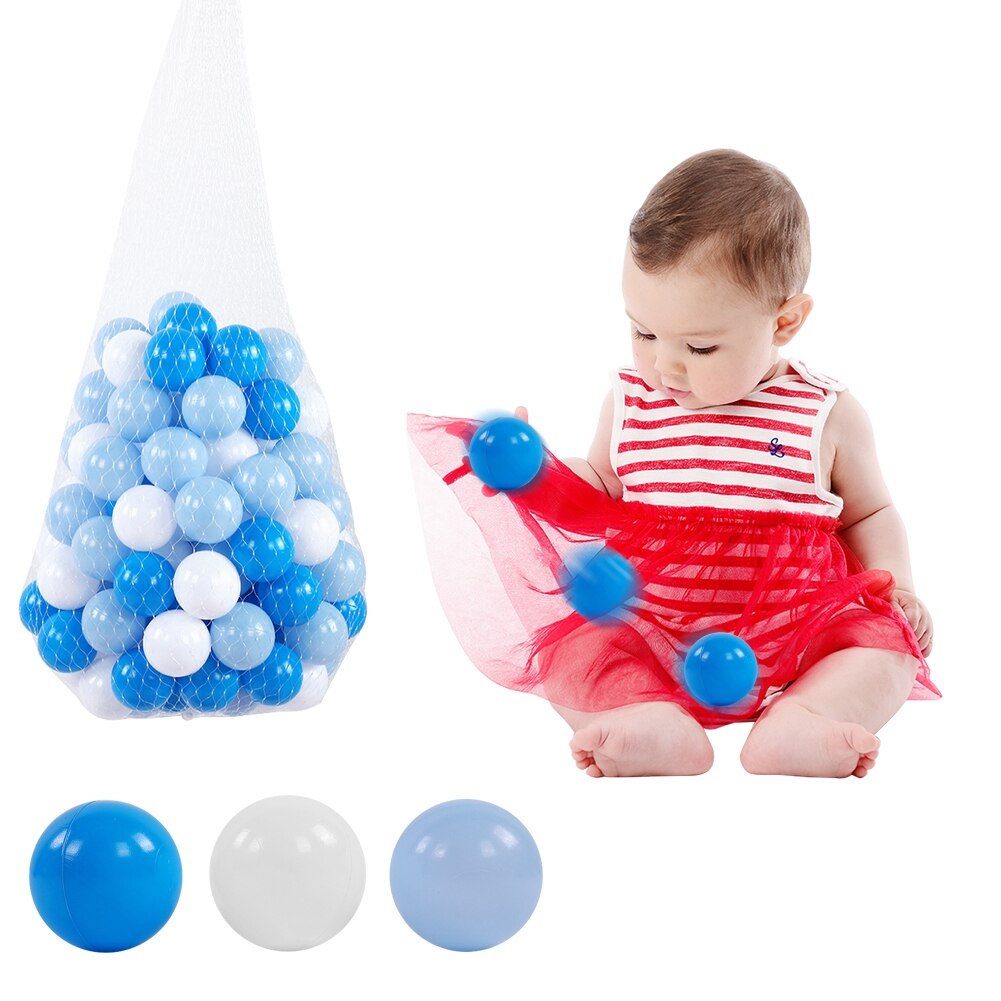 100pcs Babies Toy Ocean Balls Multicolor 5.5cm Plastic Pits Balls For Kids Amusement Parks Water Play Sport Accessories