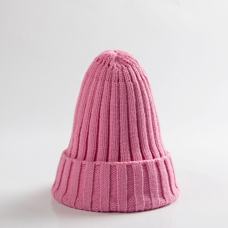 Stickad baby turban mössa varma ullkepsar mjuk mössa för barn flickor pojkar nyfödd elastisk småbarn spädbarn vinter huvudbonader: 5