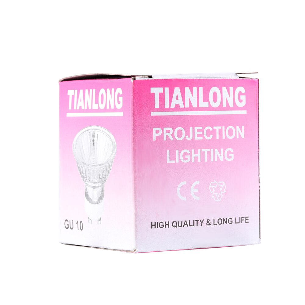 35/50W 220-240V ampoule halogène verre clair Tubes d'éclairage avec couvercle Dimmable blanc Spot lampe décor à la maison diamètre 50MM