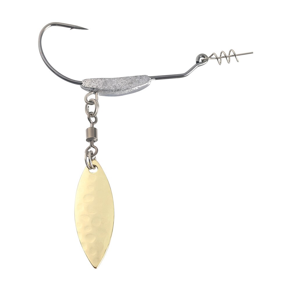 3 Stks/zak Vissen Zachte Worm Haken High Carbon Staal Crank Barb Haak Breed Super Lock Vishaken Lokken Softjerk Haken Vissen gear: 2 / 3pcs 4.7g