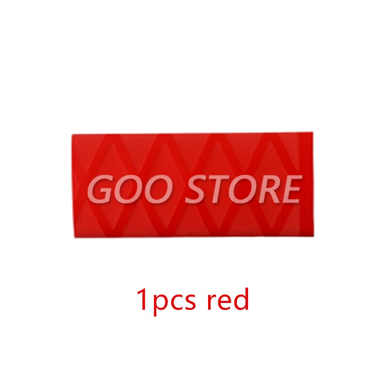 Cinta de agarre para raquetas de tenis de mesa, Material Termocontraíble, juego de Ping Pong, empuñaduras de murciélago, accesorios de banda para el sudor, 1 ud.: 1pcs red