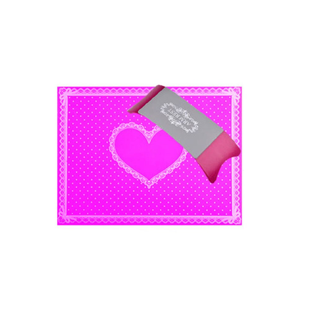 Equipment Lace Silicone Nail Mat Nail Pillow Cushion Hand Rest Cushion Nail Art Salon Manicure Nail Tool: rose set