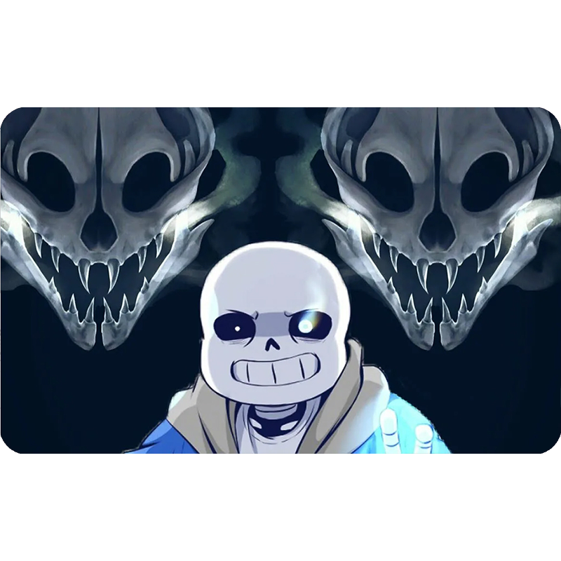 UNDERTALE Kühlschrankmagnet, Karikatur-Figuren-Magnet, geeignet für sterben Küche zu Hause, Kühlschrank, Zauberstab, Tür, Büro, DIY-Dekoration: Licht Grau
