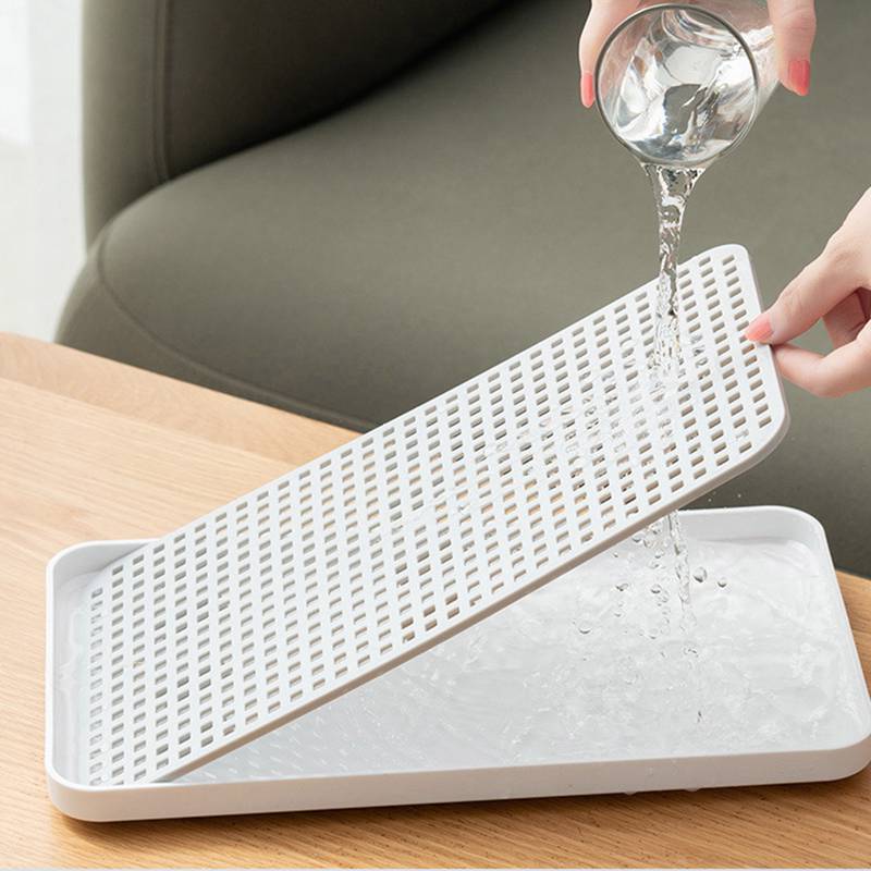 Cup Drain Tray Kitchen Utensil Drying Plastic Drip Tray Organizer Tray Eco-Friendly Home Kitchen Supplies