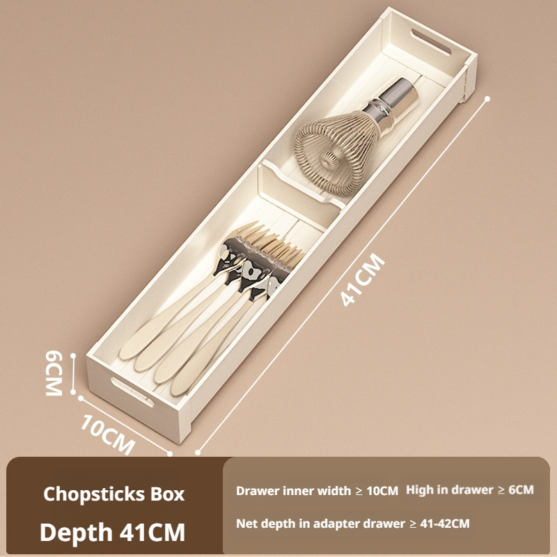 Pojemnik robić szuflady kuchennej, przegródka robić szafki, wbudowany stojak na naczynia, organizer na miski, pałeczki, talerze, uchwyt na sztućce, ociekacz na naczynia.: Niebieski