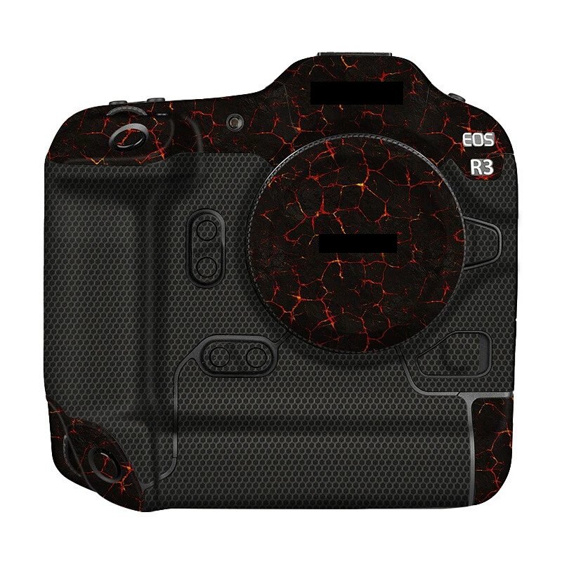 EOSR3 kamera skórka kalkomania dla Canon EOS R3 kamery naklejki kalkomania skórka kalkomania skórka pokrywa R3 naklejki chroniące przed zarysowaniami zamykane pokrowce: Lava