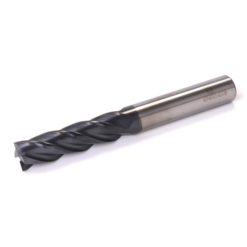 1 stücke einstellen hartmetall-schaftfräser 2 5 6 8 10 12mm 4 Flöte Fräser Legierung Beschichtung Wolfram stahl schneiden werkzeug CNC bearbeitungs Schaftfräser