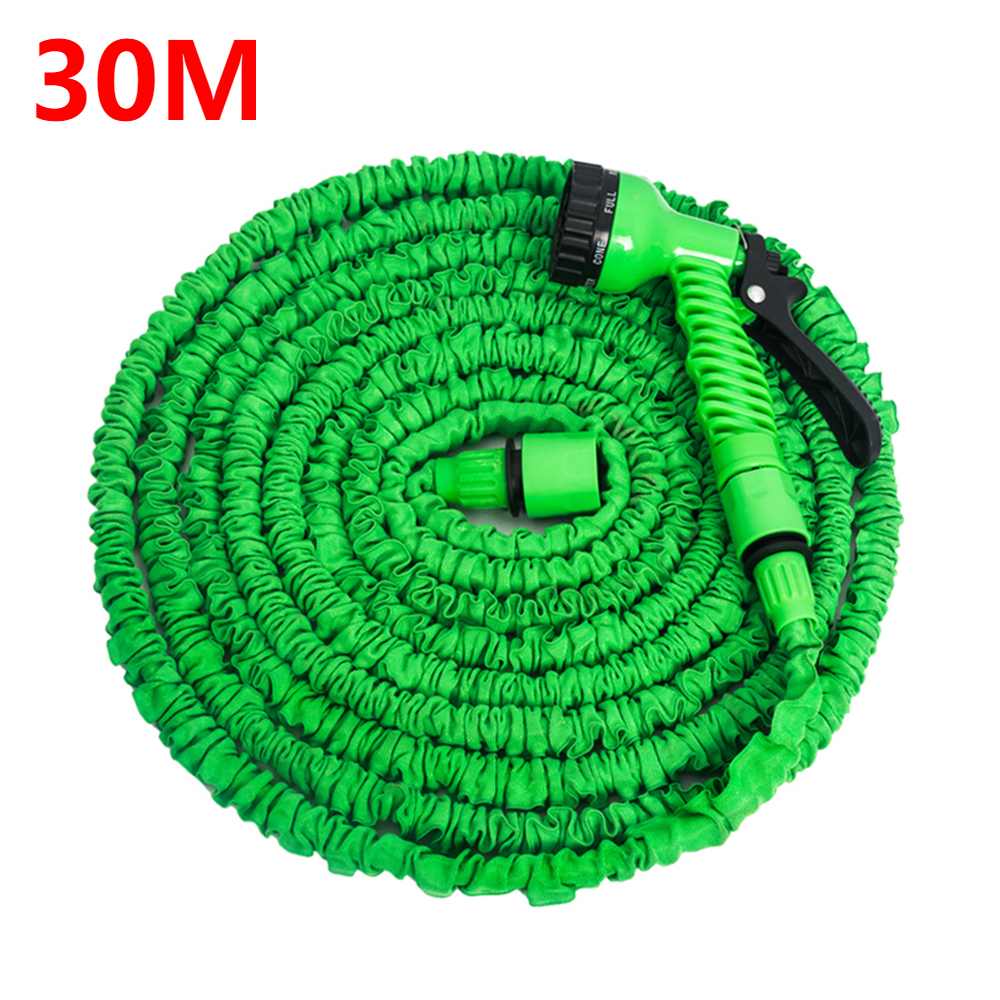 15-30M Expandable Garden Magic Hose Telescopic Water Pipe Irrigation Watering Spray Car Wash Pressure Guns Cleaning Tools: 30M