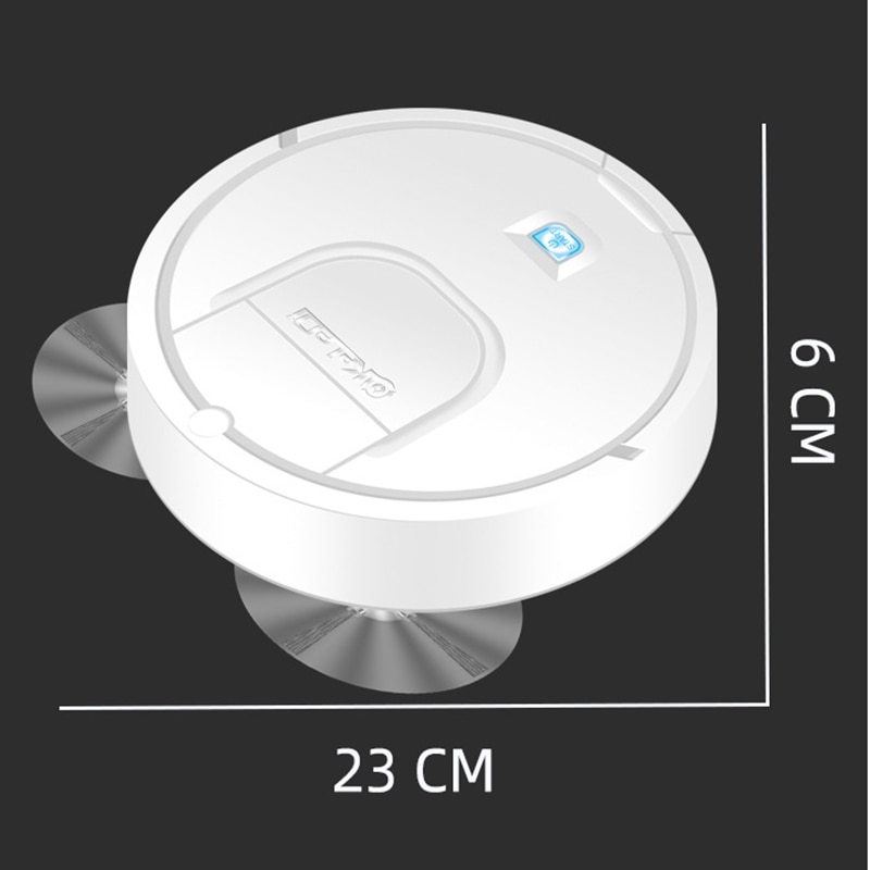 1800Pa Multifunctional Smart Floor Cleaner,3-In-1 Auto Rechargeable Smart Sweeping Robot Dry Wet Sweeping Vacuum Cleaner